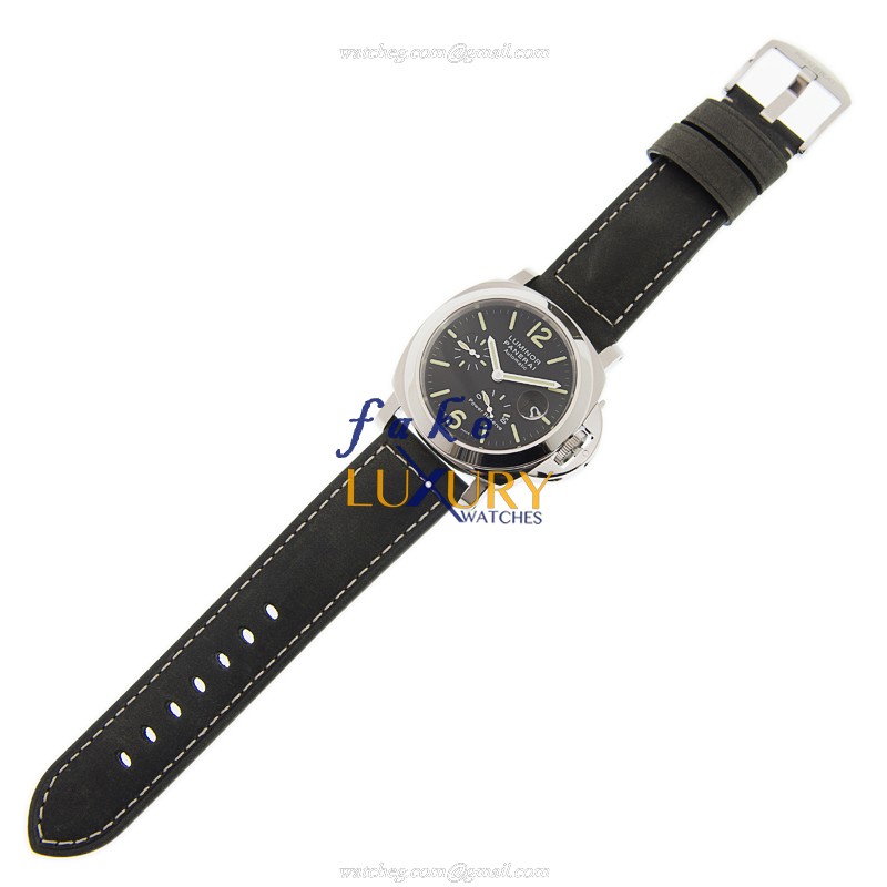 Panerai PAM01090 Luminor Replica Watch, Automatic Movement, Black Dial, Steel Case - Image 2