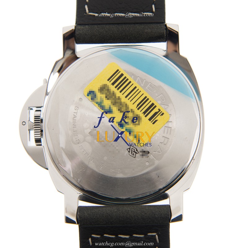 Panerai PAM01090 Luminor Replica Watch, Automatic Movement, Black Dial, Steel Case - Image 3