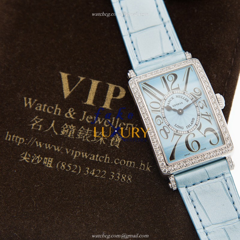 Franck Muller 952 QZ D 1R AC BLUE Replica Watch, Quartz Movement, Blue Dial, Stainless Steel & - Image 5