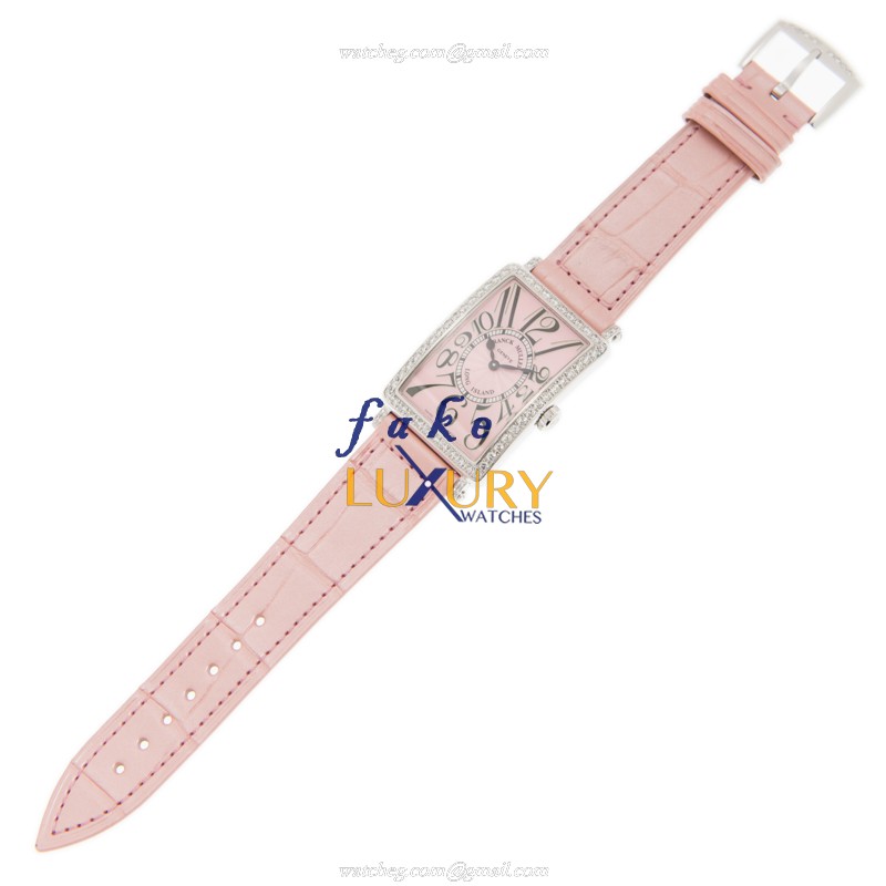 - FRANCK MULLER 952 QZ D 1R AC -PINK Replica Watch - Quartz - Pink Dial - Stainless Steel & - Image 2