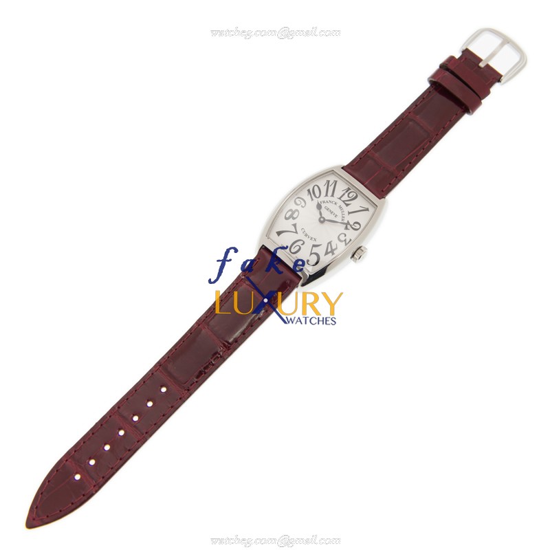 - FRA2852QZACWHITE - Franck Muller Replica Watch - Quartz - Stainless Steel - Silver Dial - Red - Image 2
