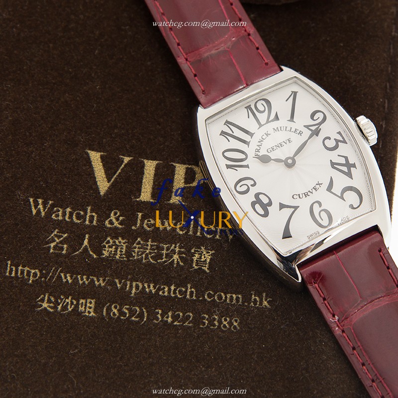 - FRA2852QZACWHITE - Franck Muller Replica Watch - Quartz - Stainless Steel - Silver Dial - Red - Image 5