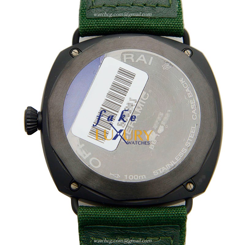 -00612-PANERAI-RADIOMIR-Watch-Automatic-Sapphire Crystal-Matte Black-Dial-Cowhide - Image 2