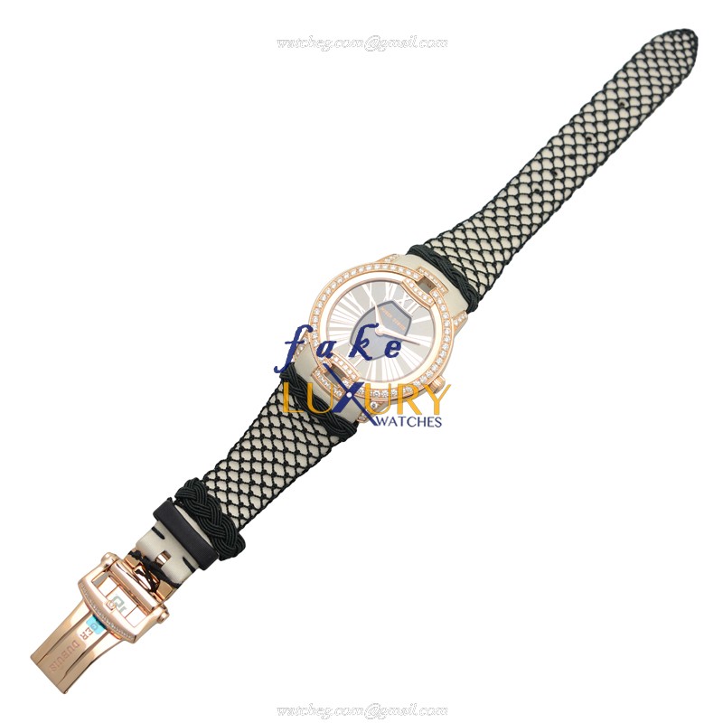 Roger Dubuis RDDBVE0015 VELVET Automatic 18kt Rose Gold & Diamonds Black Dial Replica Watch - Image 2