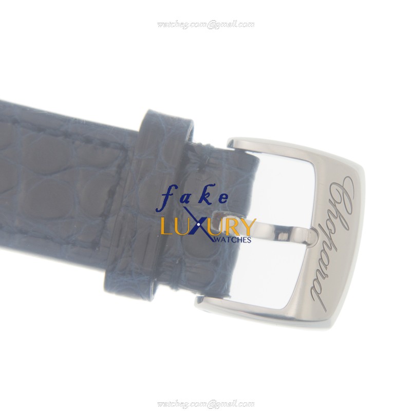- 278559-3008 CHOPARD HAPPY SPORT AUTO Stainless Steel Replica Watch - 36mm Black Dial Blue - Image 4
