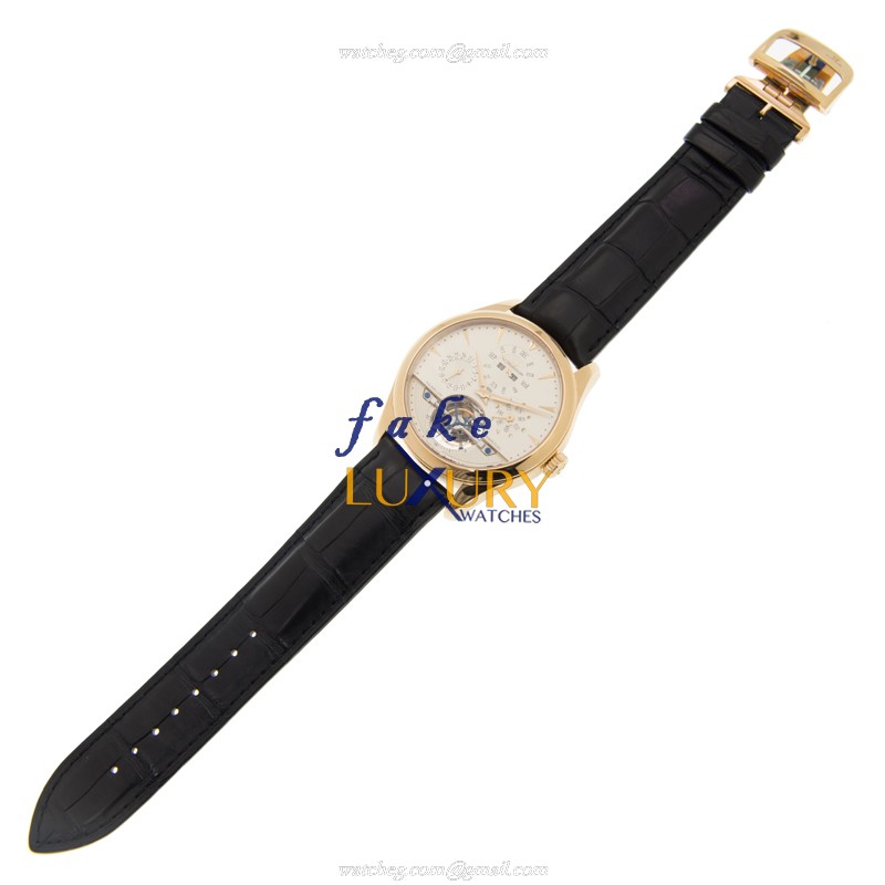 Jaeger-Lecoultre Q500142A MASTER GRANDE MEMOVOX Auto 18kt Gold Replica Watch, Auto Movement, White - Image 2