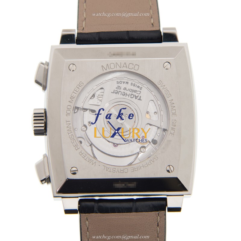 Tag Heuer Monaco CAW2111.FC6183 Automatic Blue Dial Alligator Strap Replica Watch - Image 3