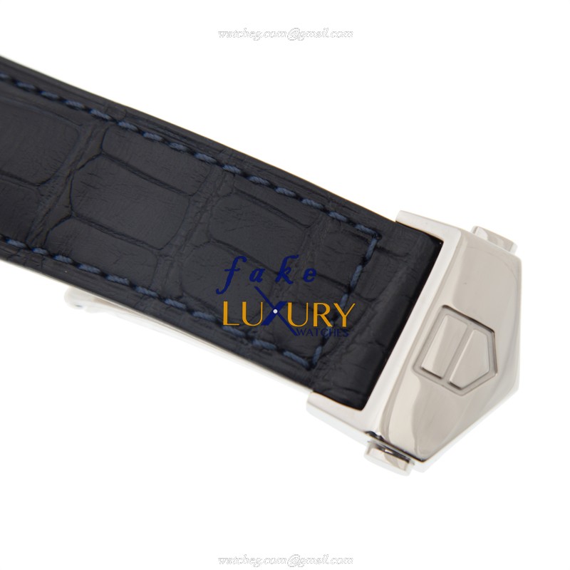 Tag Heuer Monaco CAW2111.FC6183 Automatic Blue Dial Alligator Strap Replica Watch - Image 4
