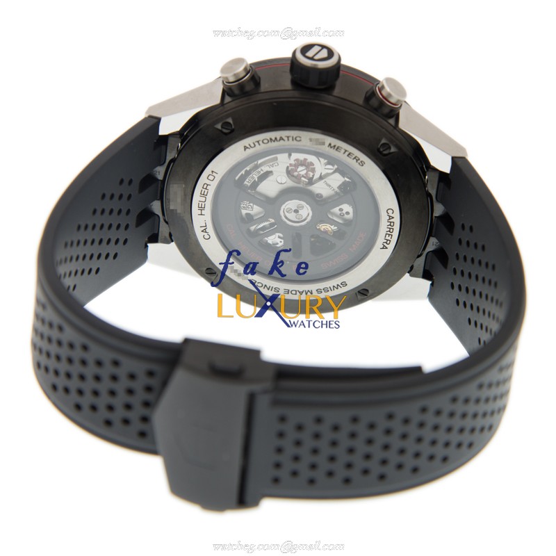 Tag Heuer Carrera CAR2A1Z-FT6044 Replica Watch Automatic Movement Black Dial Steel Case - Image 4