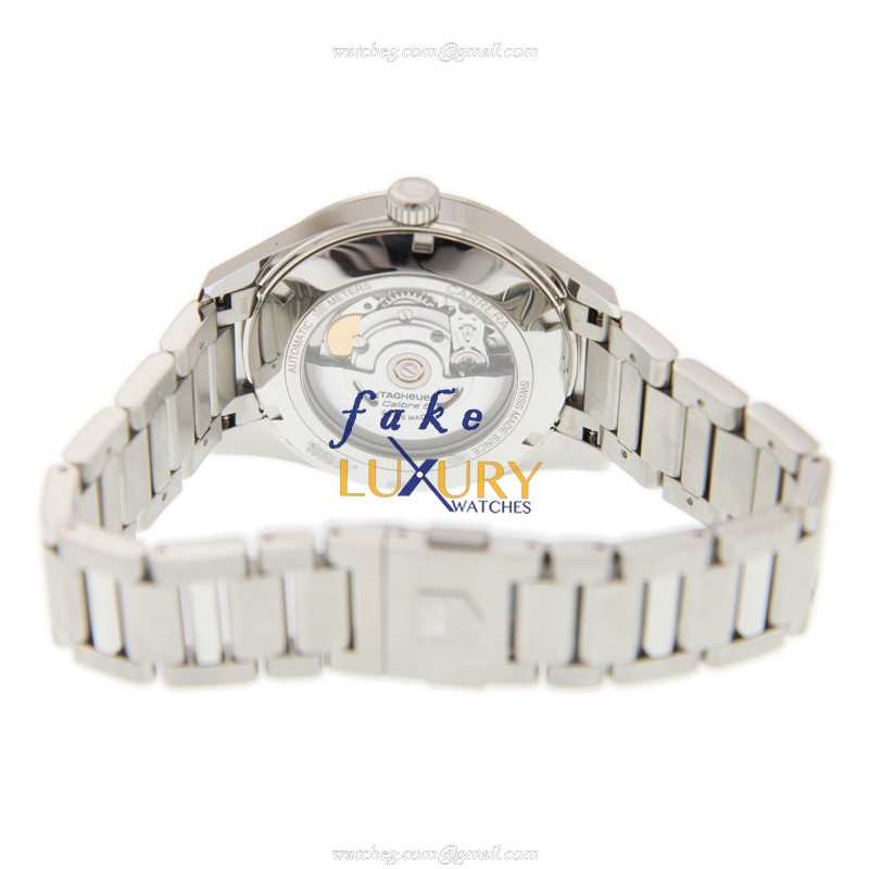 Tag Heuer Carrera WAR211B-BA0782 Automatic White Dial Stainless Steel Replica Watch - Image 4