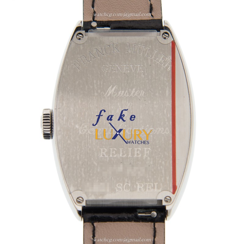 Franck Muller 5851SCRELAC - Automatic - Stainless Steel - Replica Watch - Case 32mm - White Dial - Image 3