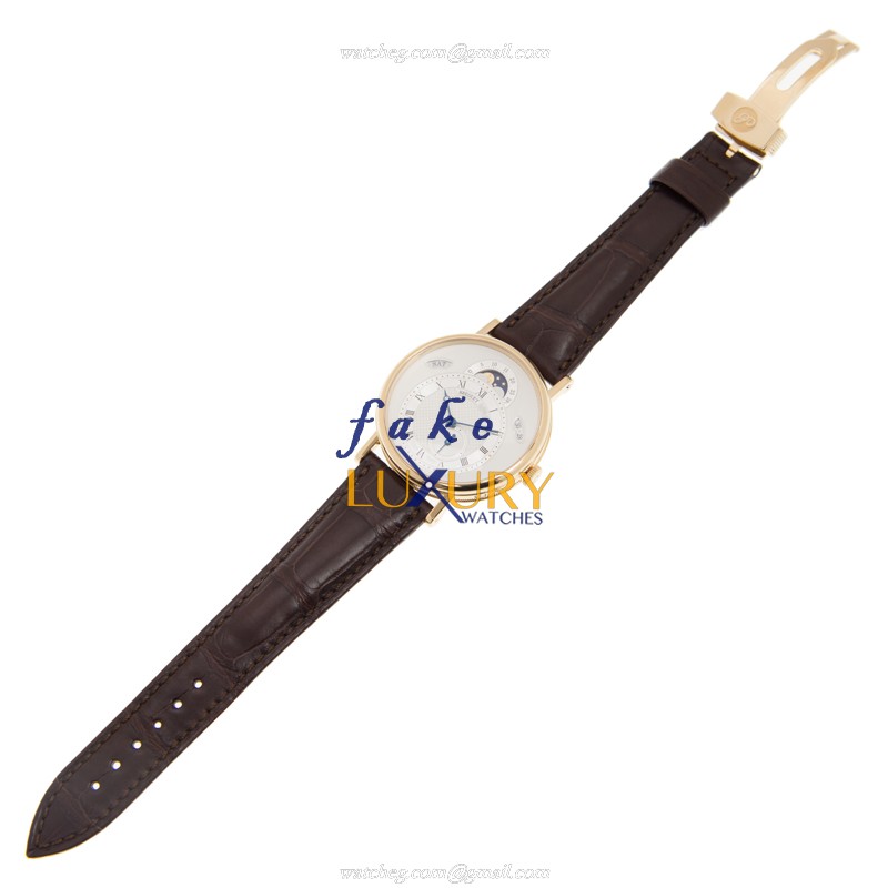 Breguet 7337BA/1E/9V6 CLASSIC Automatic Replica Watch, 18kt Rose Gold, Silver Dial - Image 2