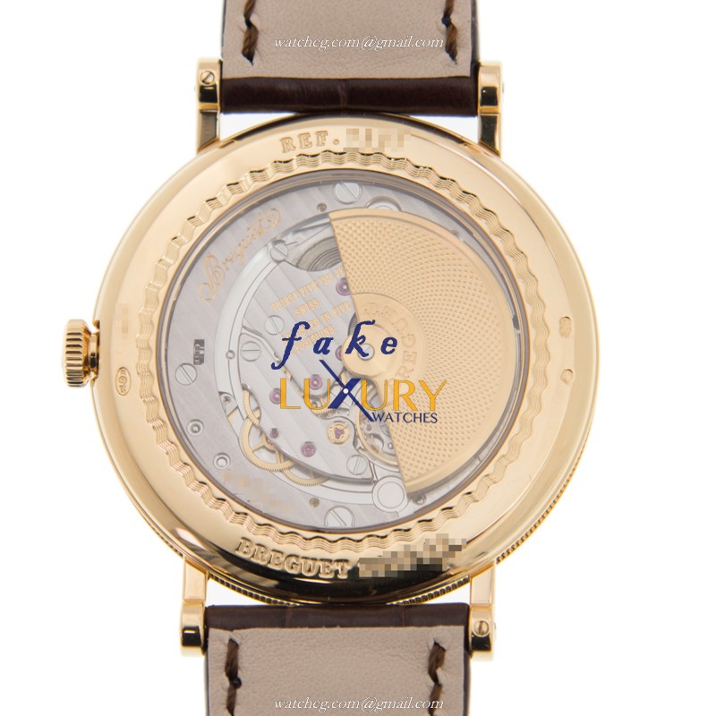Breguet 7337BA/1E/9V6 CLASSIC Automatic Replica Watch, 18kt Rose Gold, Silver Dial - Image 3