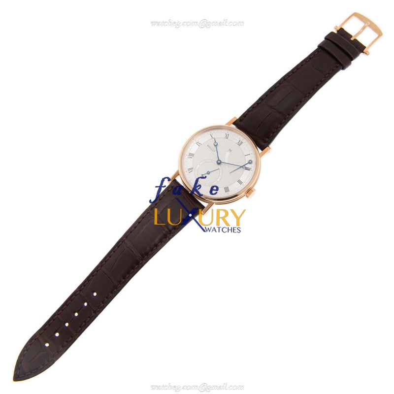 Breguet 5277BR/12/9V6 Classic Manual Wind Replica Watch, 18kt Rose Gold Case, Silver Dial - Image 2