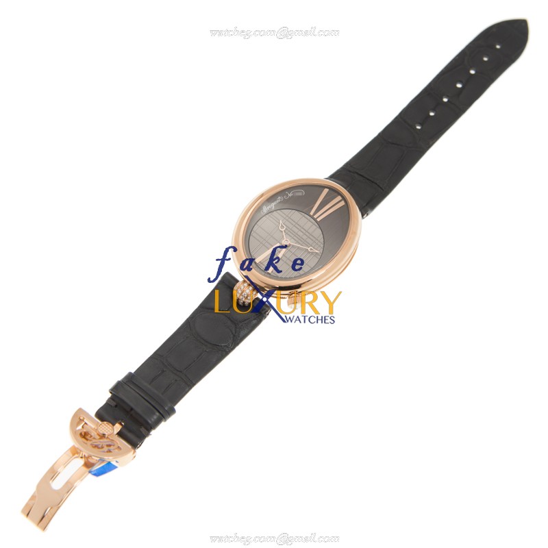 Breguet Reine de Naples 8968BR/X1/986/0D00 Automatic 18kt Rose Gold Gray Dial Replica Watch - Image 2