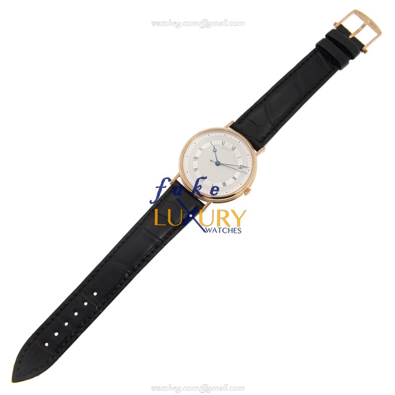 Breguet CLASSIC 5930BA/12/986 Automatic 18kt Yellow Gold Silver Dial Replica Watch - Image 2