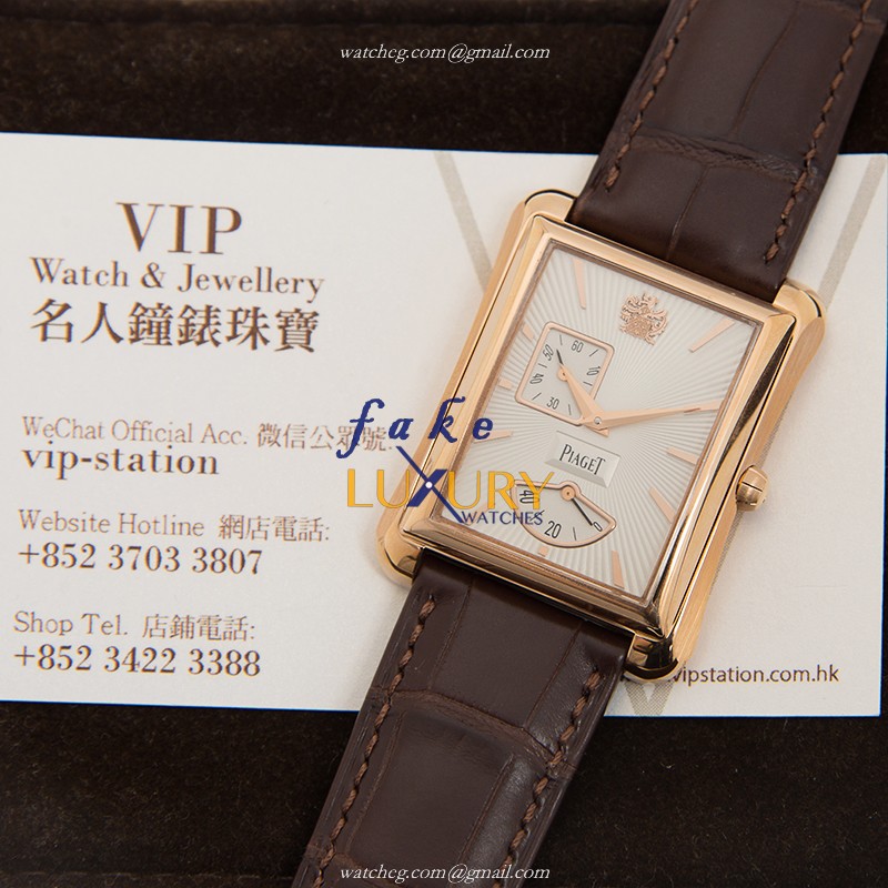Piaget G0A33070 Replica Watch With Automatic Movement, 18kt Rose Gold Case, Silver Dial - Image 5
