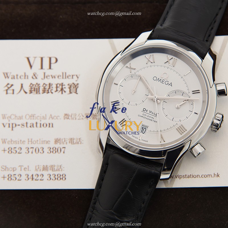 Omega 431.13.42.51.02.001 Automatic Stainless Steel Replica Watch, Silver Dial, Genuine Swiss - Image 5