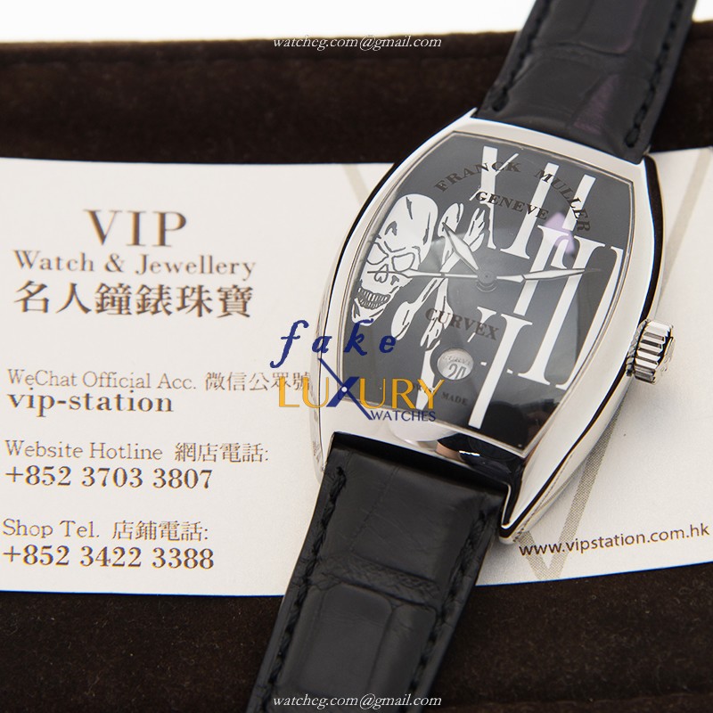 Franck Muller 7880 SC DT GOTH AC BLACK Cintree Curvex Automatic Stainless Steel Replica Watch - Image 5