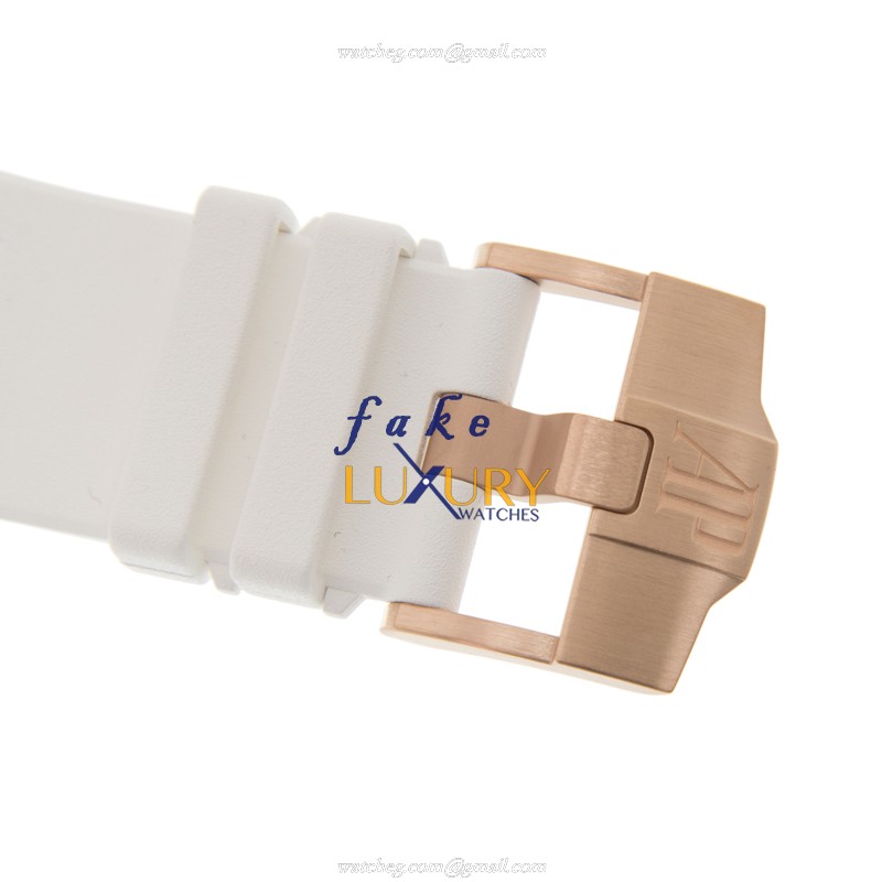 26408OR.OO.A010CA.01 - Audemars Piguet Royal Oak Offshore Replica Watch - 18kt Rose Gold White Dial - Image 4