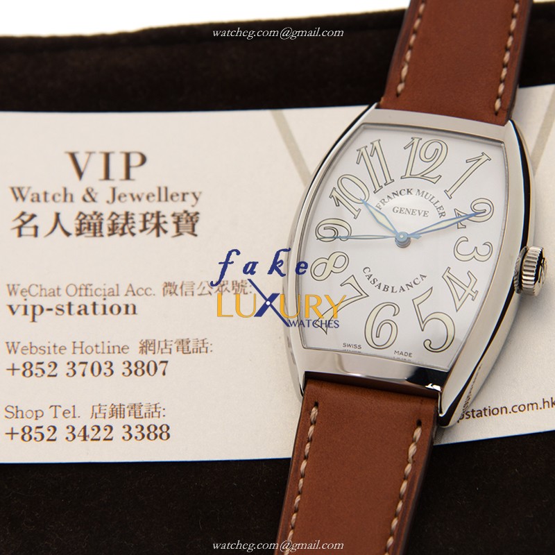 Franck Muller 6850 M C CASA BLANCA AC Replica Watch, Automatic, White Dial, Steel Case - Image 5