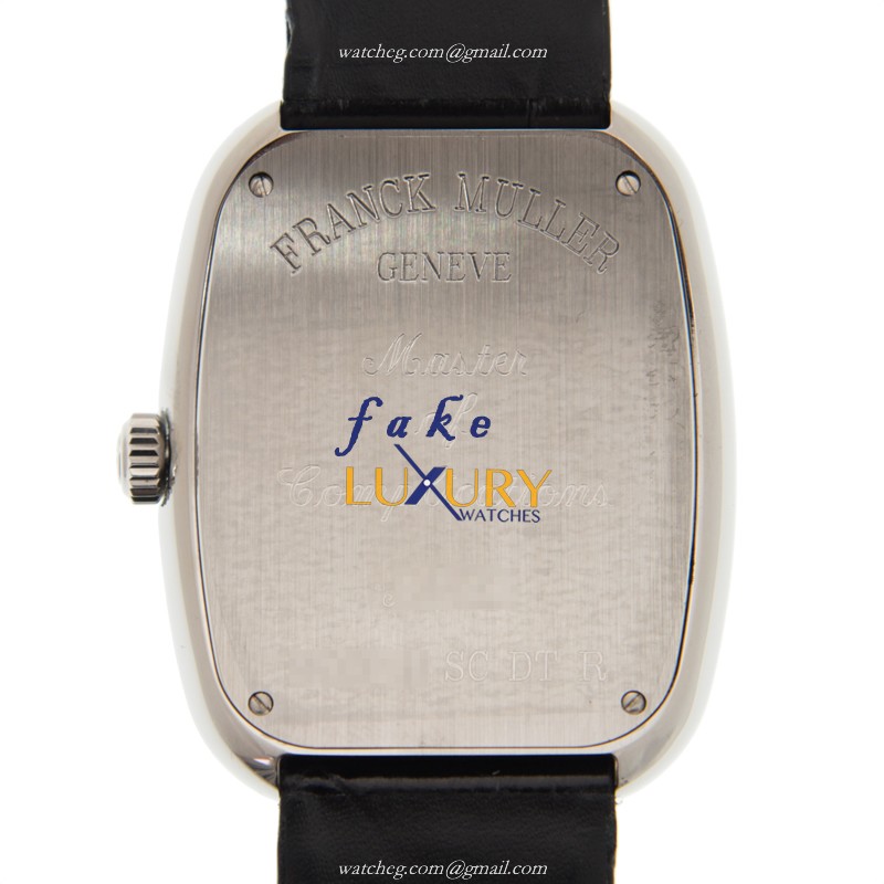 Franck Muller 3000 H SC DT R AC Galet Replica Watch, Automatic Movement, Silver Dial, Steel Case - Image 3