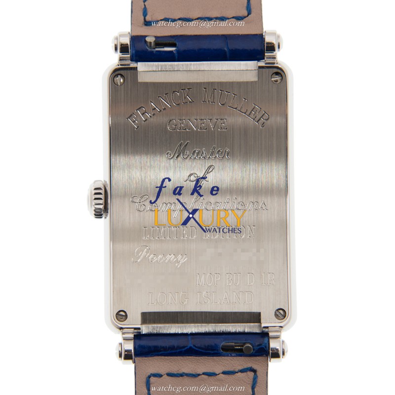 Franck Muller 952 QZ REL MOP BU D 1R AC Long Island Replica Watch White Dial Stainless Steel - Image 3