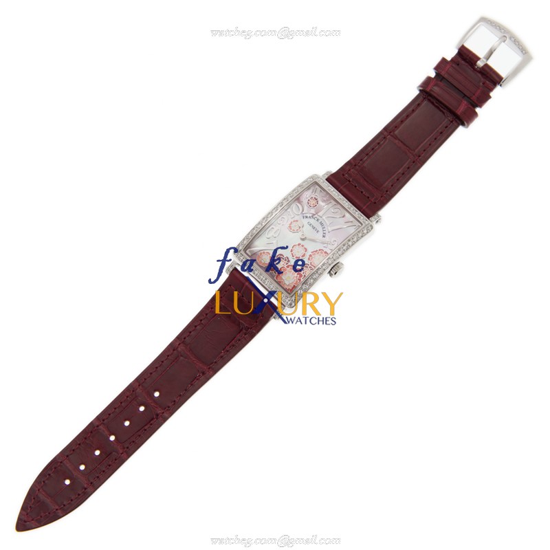 Franck Muller 952 QZ REL MOP RG D 1R AC | Quartz Stainless Steel & Diamonds | Replica Watch - Image 2