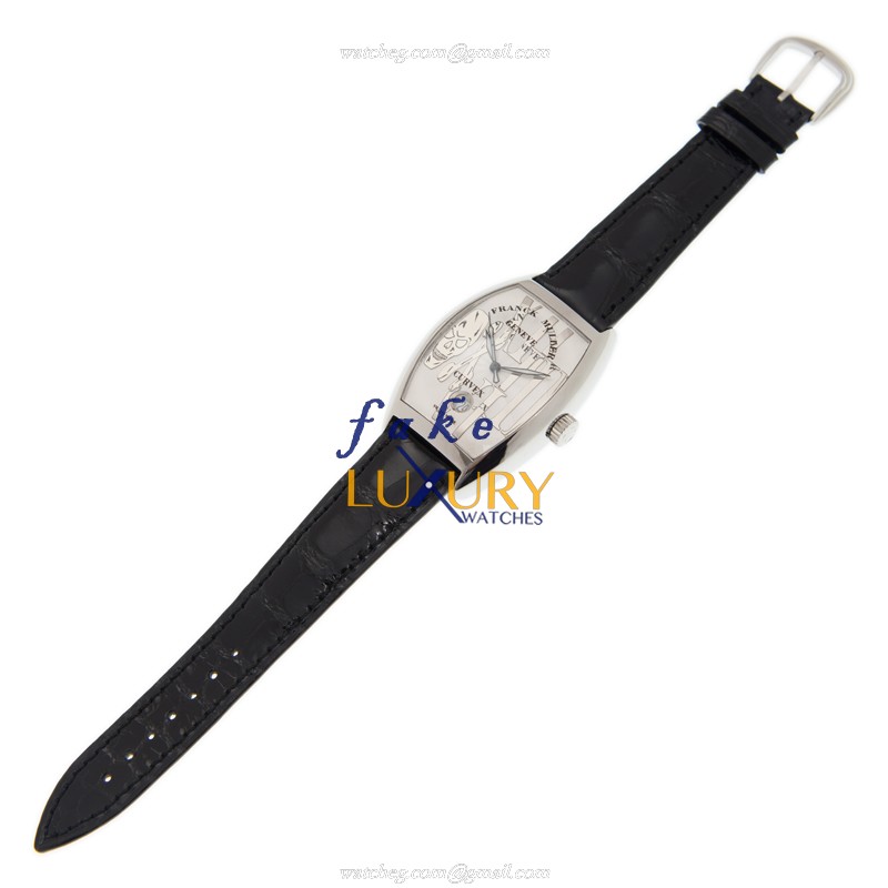 7880 SC DT GOTH REL AC - Franck Muller Replica Watch Cintree Curvex Automatic White Dial - Image 2
