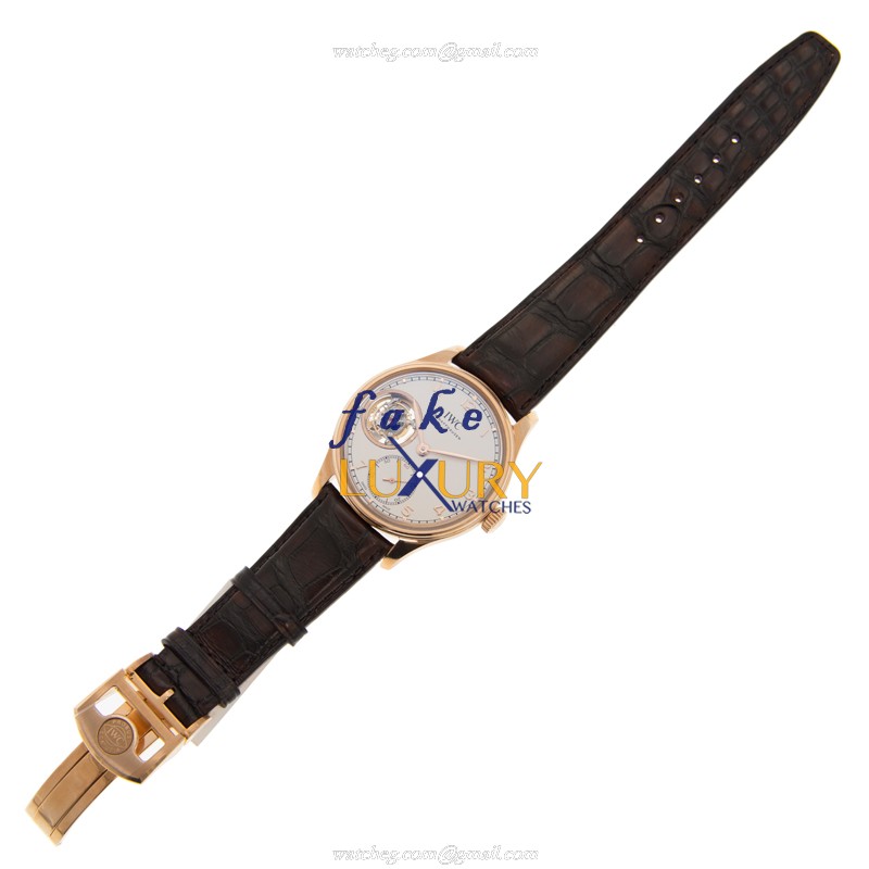 IWC IW546302 Portuguese Manual Wind 18kt Rose Gold White Dial Replica Watch - Image 2