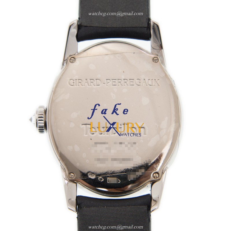 Girard Perregaux 99490B53E791-JK6A Replica Watch, Manual Wind, Silvery Dial, White Gold & Diamond - Image 3