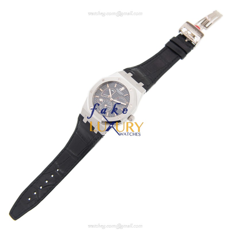 Audemars Piguet 26126BC.OO.D002CR.01 Royal Oak Replica Watch, Gray Dial, White Gold Case, Automatic - Image 2