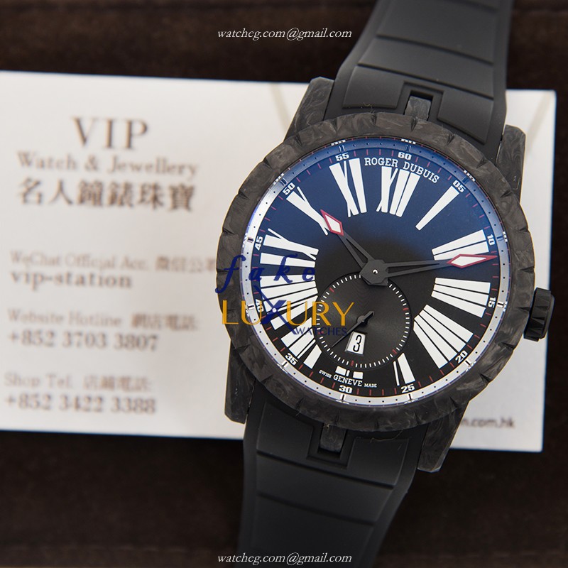 Roger Dubuis DBEX0510 Excalibur Automatic Titanium Black Dial | Replica Watch - Image 5