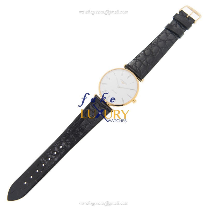 Longines L4.908.2.11.2 La Grande Replica Watch, Automatic Movement, White Dial, Steel Case - Image 2