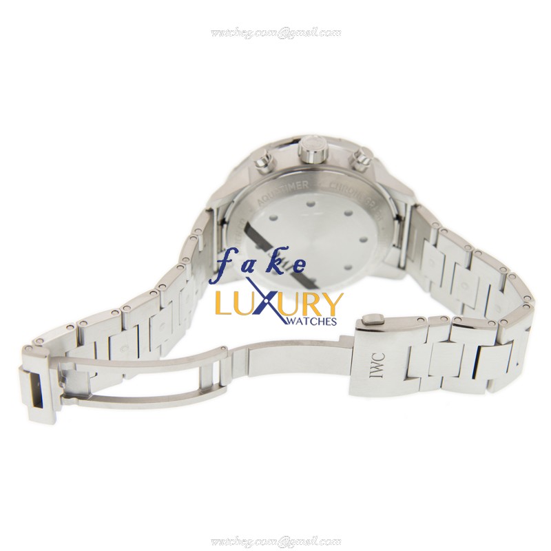 IWC IW376804 Aquatimer Replica Watch, Black Dial, Steel Bracelet, Automatic - Image 5