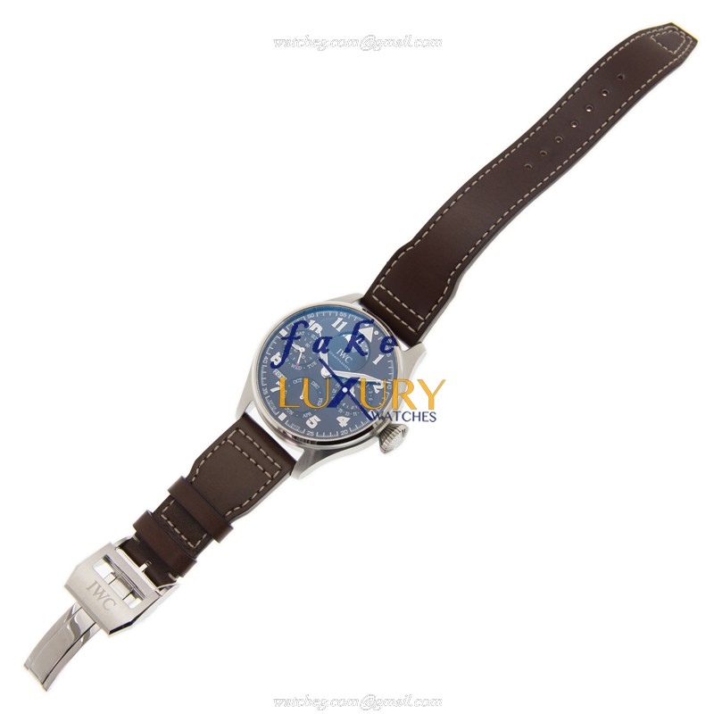 IWC IW503801 Pilots Automatic Replica Watch, Brown Dial, Steel Case, Cowhide Strap - Image 2