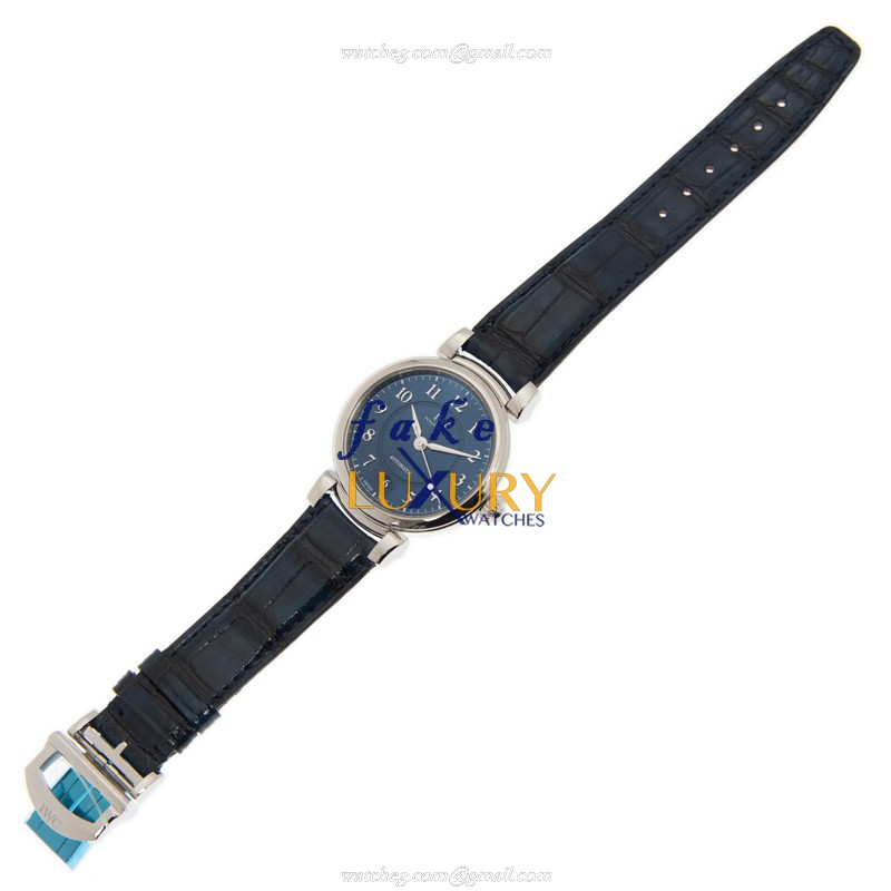 IWC IW458312 Da Vinci Replica Watch, Automatic, Light Blue Dial, Stainless Steel Case, Alligator - Image 2