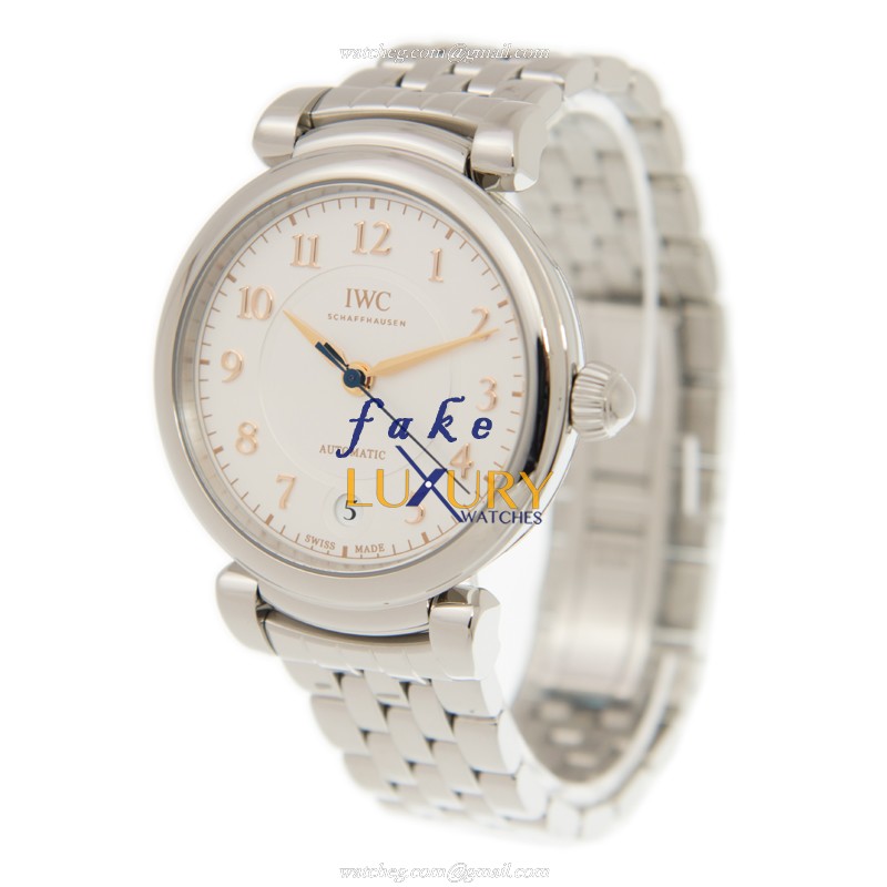 IWC IW458307 Da Vinci Automatic Stainless Steel White Dial Silver Bracelet Replica Watch - Image 3