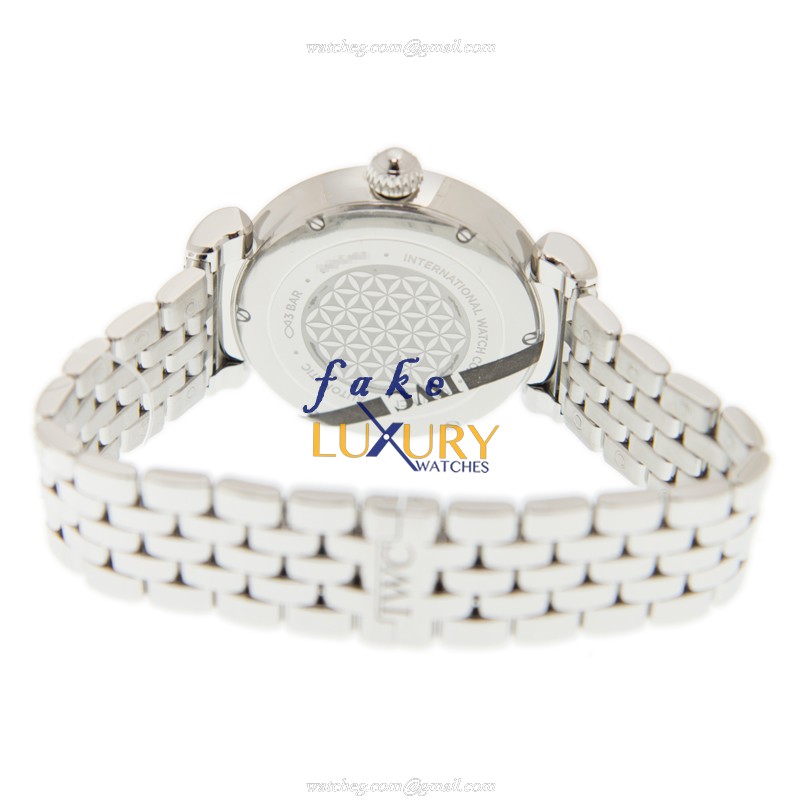 IWC IW458307 Da Vinci Automatic Stainless Steel White Dial Silver Bracelet Replica Watch - Image 4