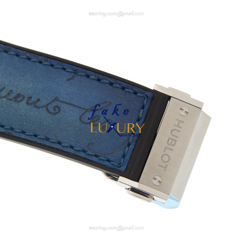 Hublot 511.NX.050B.VR.BER16 Classic Fusion Automatic Stainless Steel Replica Watch - Blue Dial - Image 4
