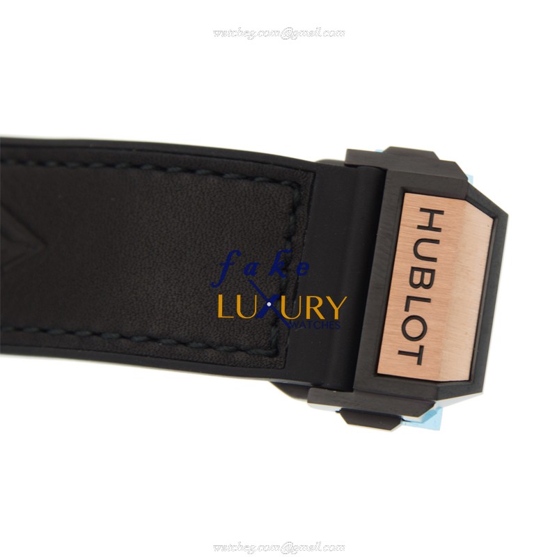Hublot BIG BANG 415.OX.1118.VR.MXM17 Automatic 18kt Rose Gold Black Dial Cowhide Strap Replica Watch - Image 4