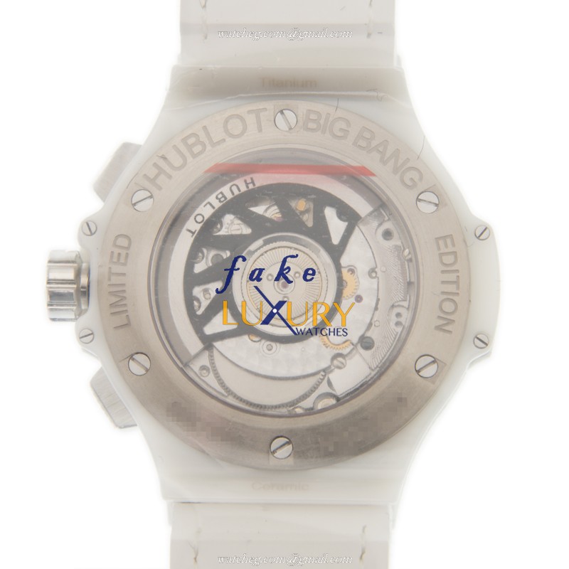 Hublot BIG BANG 341.HW.7517.VR.1975 Replica Watch Automatic Ceramic Diamonds Black White Dial - Image 3