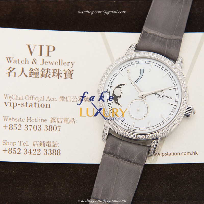 Vacheron Constantin 83570/000G-9916 Traditionnelle Replica Watch With Manual Wind, White Mother of - Image 5