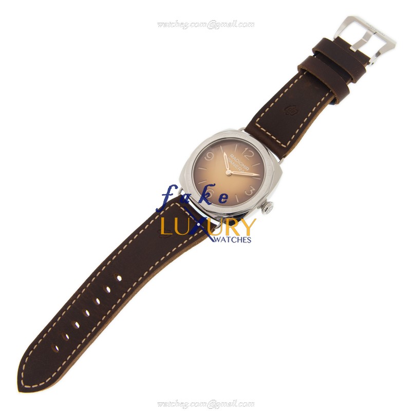 - PANERAI PAM00687 RADIOMIR Manual Wind Replica Watch - 47mm Stainless Steel Case - Brown Dial - Image 2