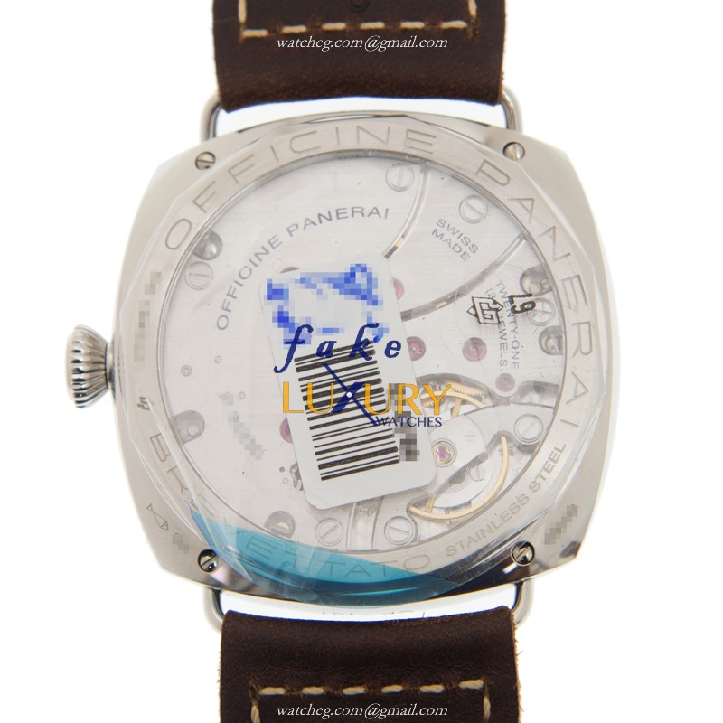 - PANERAI PAM00687 RADIOMIR Manual Wind Replica Watch - 47mm Stainless Steel Case - Brown Dial - Image 3