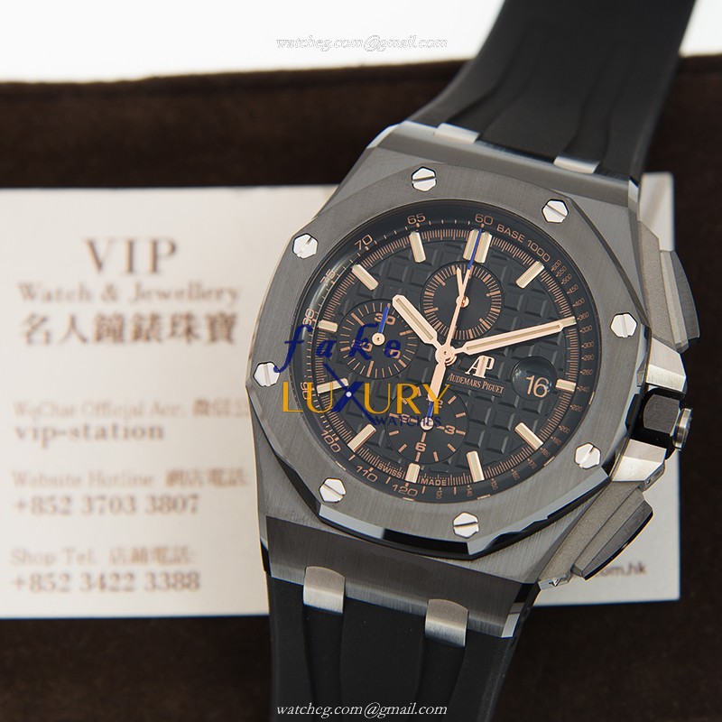 26405CE.OO.A002CA.02 - Audemars Piguet Royal Oak Offshore Replica Watch Automatic Black Ceramic - Image 5