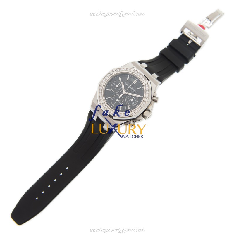 Audemars Piguet Royal Oak Offshore 26231ST.ZZ.D002CA.01 Automatic Black Dial Rubber Strap Replica - Image 2