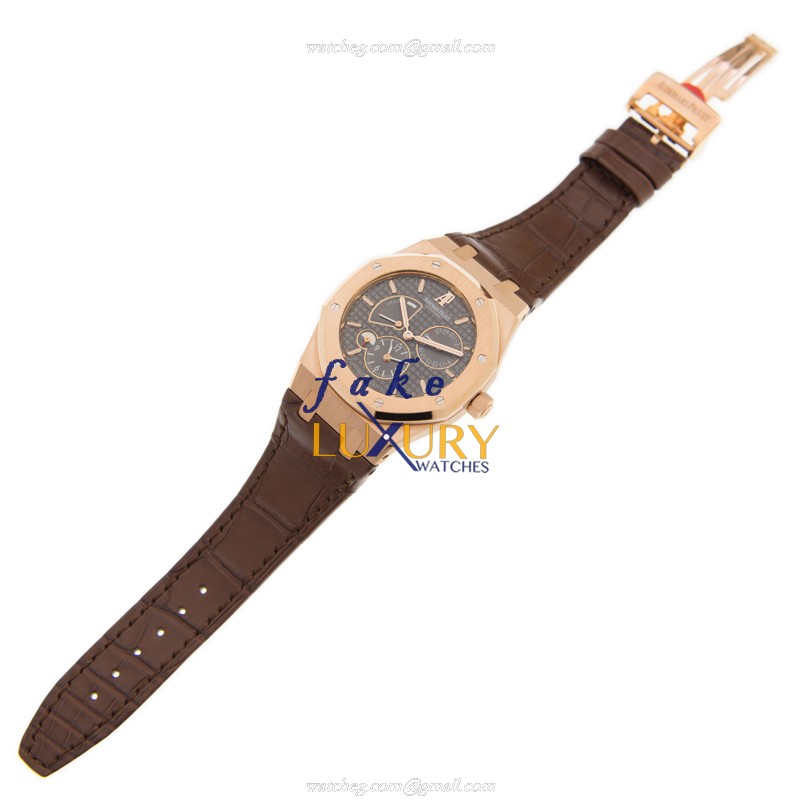 Audemars Piguet 26126OR.OO.D088CR.01 Royal Oak Replica Watch, Automatic, Gray Dial, 18kt Rose Gold - Image 2