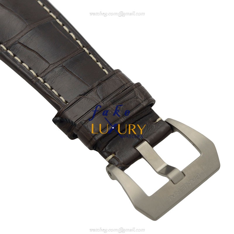 Panerai PAM00346 RADIOMIR Titanium Manual Wind Replica Watch, Swiss Movement, Dark Brown Dial & - Image 4