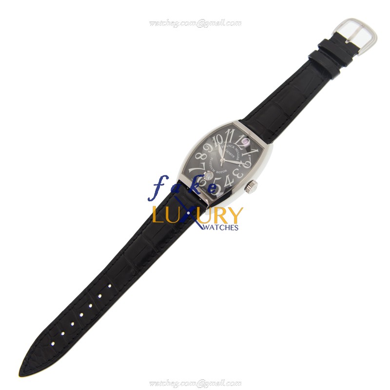 Franck Muller 7851 SC DT AC - BLACK CINTREE CURVEX Automatic Stainless Steel Replica Watch 35.3mm - Image 2